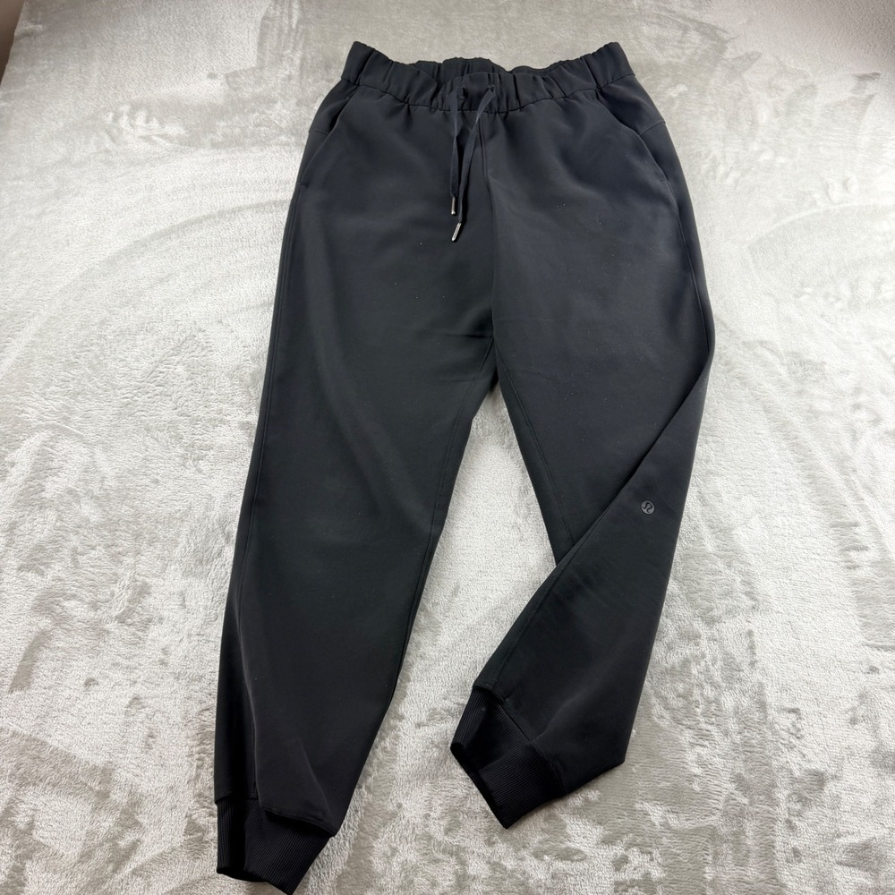 Lululemon On the Fly Jogger Black 7/8 Length Luxtreme Pants Women's Size 6